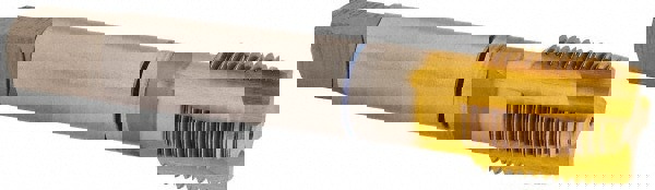 Spiral Point Tap: 7/8-14, UNF, 4 Flutes, Plug, 2B, Powdered Metal, TiN Finish