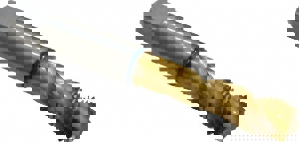 Spiral Flute Tap: M10 x 1.50, Metric Coarse, 3 Flute, Modified Bottoming, 6H Class of Fit, Powdered Metal, TiN Finish