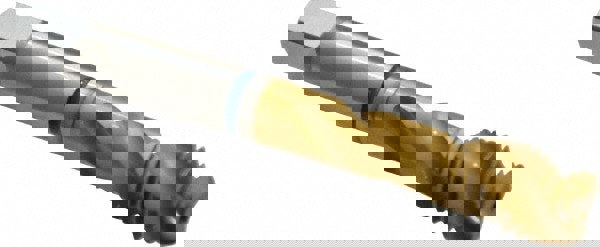 Spiral Flute Tap: M12 x 1.75, Metric Coarse, 3 Flute, Modified Bottoming, 6H Class of Fit, Powdered Metal, TiN Finish