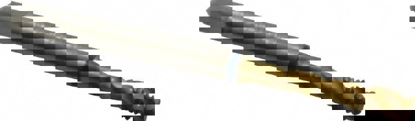 Spiral Flute Tap: #8-32, UNC, 3 Flute, Modified Bottoming, 2B Class of Fit, Powdered Metal, TiN Finish