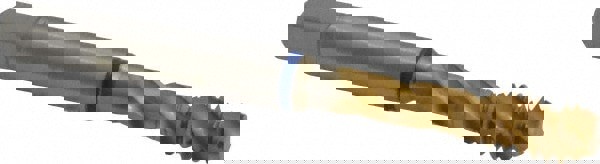 Spiral Flute Tap: 1/4-20, UNC, 3 Flute, Modified Bottoming, 2B Class of Fit, Powdered Metal, TiN Finish