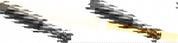 Spiral Flute Tap: #5-44, UNF, 3 Flute, Modified Bottoming, 2B Class of Fit, Powdered Metal, TiN Finish