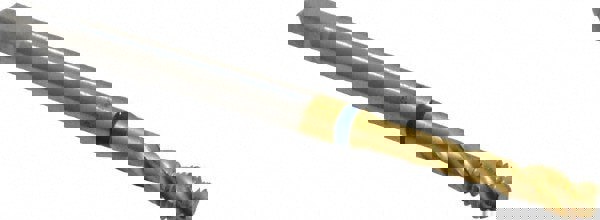 Spiral Flute Tap: #6-40, UNF, 3 Flute, Modified Bottoming, 2B Class of Fit, Powdered Metal, TiN Finish