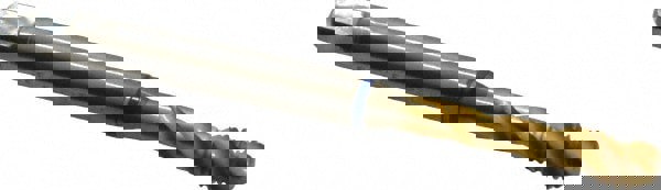 Spiral Flute Tap: #10-32, UNF, 3 Flute, Modified Bottoming, 2B Class of Fit, Powdered Metal, TiN Finish