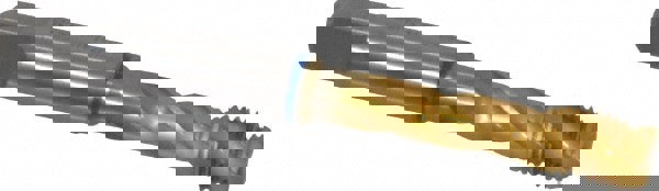 Spiral Flute Tap: 5/16-24, UNF, 3 Flute, Modified Bottoming, 2B Class of Fit, Powdered Metal, TiN Finish