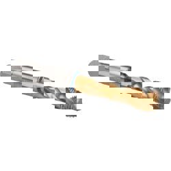 Spiral Flute Tap: 3/8-24, UNF, 3 Flute, Modified Bottoming, 2B Class of Fit, Powdered Metal, TiN Finish