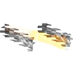 Spiral Flute Tap: 7/8-14, UNF, 4 Flute, Modified Bottoming, 2B Class of Fit, Powdered Metal, TiN Finish