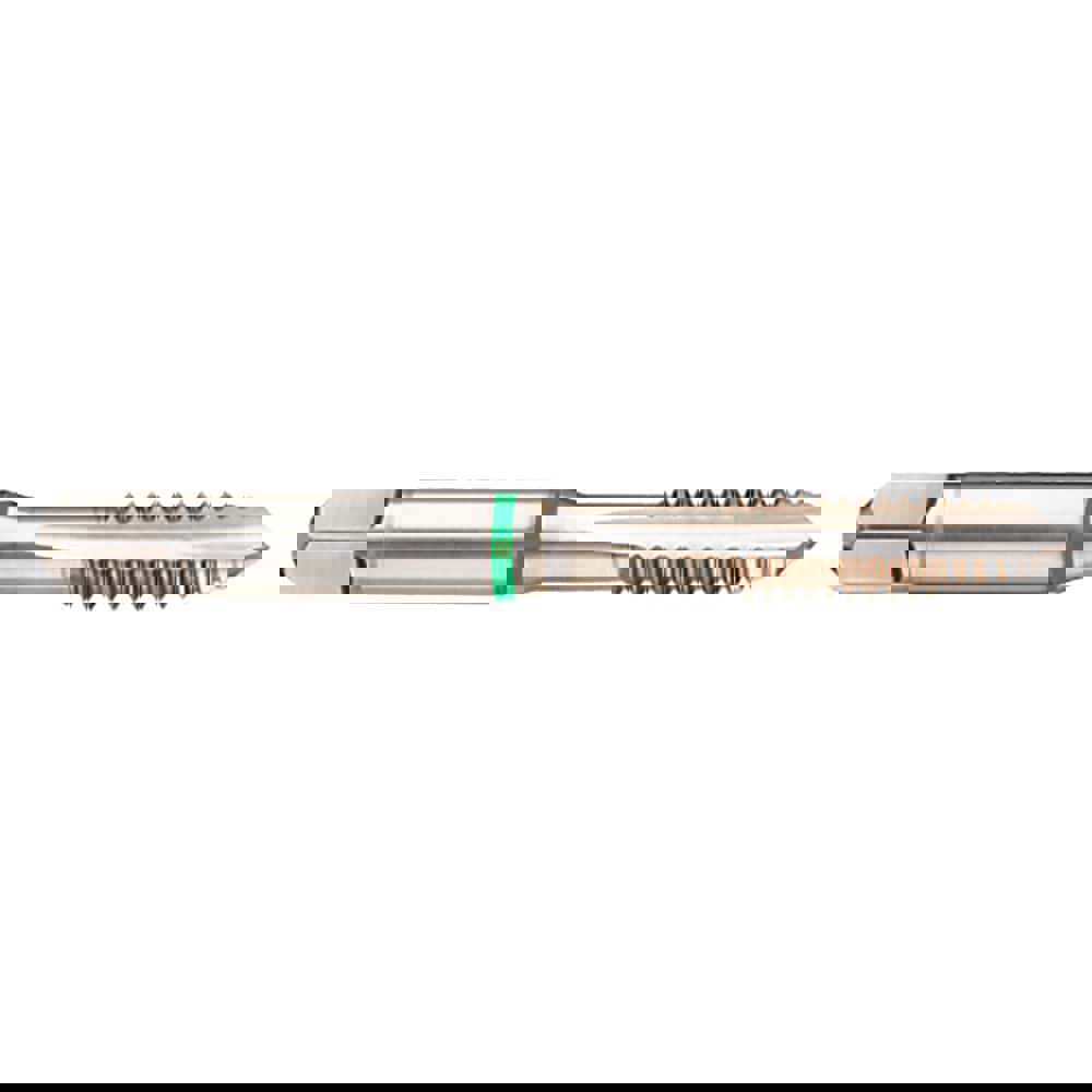 Spiral Point Tap: #10-24 UNC, 3 Flutes, Plug, 2B Class of Fit, Cobalt, Bright Finish