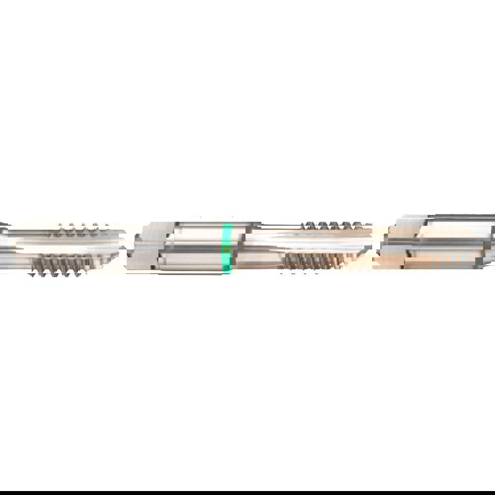 Spiral Point Tap: 3/8-16 UNC, 3 Flutes, Plug Chamfer, 2B Class of Fit, High-Speed Steel-E, Bright/Uncoated