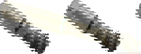 Spiral Flute Tap: 3/8-16, UNC, 3 Flute, Modified Bottoming, 2B Class of Fit, Cobalt, Bright/Uncoated