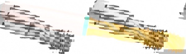 Spiral Flute Tap: M30x3.5, Metric, 4 Flute, Modified Bottoming, 6H Class of Fit, Cobalt, TiN Finish