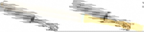 Spiral Flute Tap: #5-40, UNC, 3 Flute, Modified Bottoming, 2B Class of Fit, Cobalt, TiN Finish