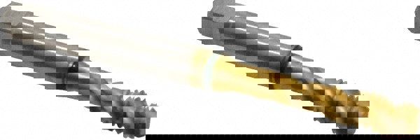 Spiral Flute Tap: #12-24, UNC, 3 Flute, Modified Bottoming, 2B Class of Fit, Cobalt, TiN Finish