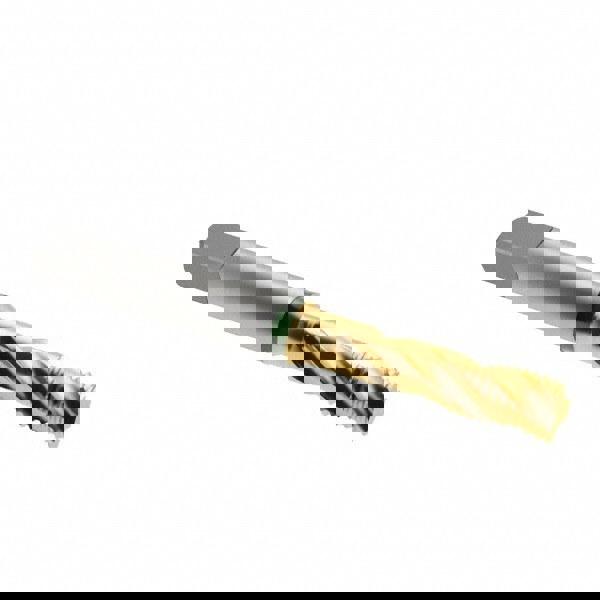 Spiral Flute Tap: 5/16-18, UNC, 3 Flute, Modified Bottoming, 2B Class of Fit, Cobalt, TiN Finish