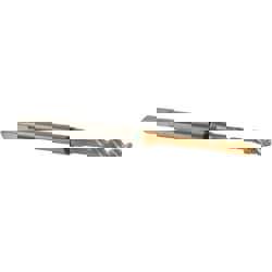 Spiral Flute Tap: #4-48, UNF, 3 Flute, Modified Bottoming, 2B Class of Fit, Cobalt, TiN Finish