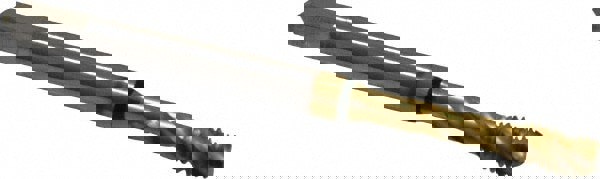 Spiral Flute Tap: #8-36, UNF, 3 Flute, Modified Bottoming, 2B Class of Fit, Cobalt, TiN Finish