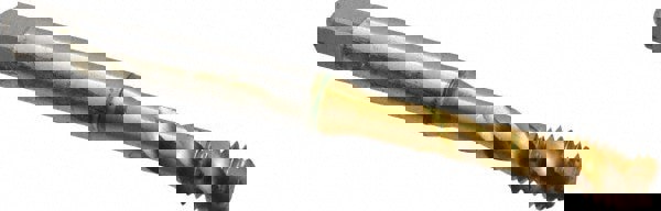 Spiral Flute Tap: #12-28, UNF, 3 Flute, Modified Bottoming, 2B Class of Fit, Cobalt, TiN Finish