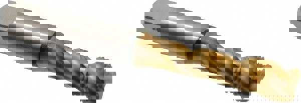 Spiral Flute Tap: 3/8-24, UNF, 3 Flute, Modified Bottoming, 2B Class of Fit, Cobalt, TiN Finish