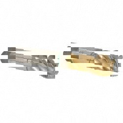 Spiral Flute Tap: 3/4-16, UNF, 4 Flute, Modified Bottoming, 2B Class of Fit, Cobalt, TiN Finish