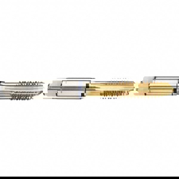 #5-44 Plug RH 2B H2/H3 TiN High Speed Steel 2-Flute Straight Flute Hand Tap