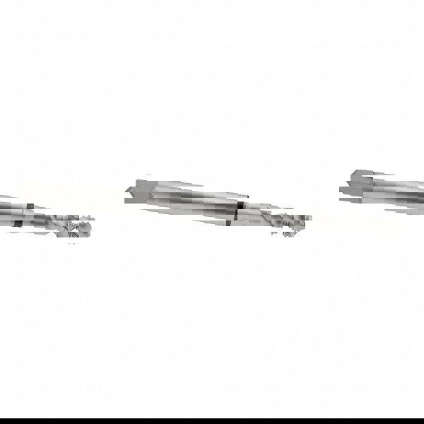 Spiral Flute Tap: #6-32, UNC, 2 Flute, Modified Bottoming, 2B Class of Fit, Cobalt, Bright/Uncoated