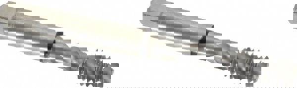 Spiral Flute Tap: 1/4-20, UNC, 2 Flute, Modified Bottoming, 2B Class of Fit, Cobalt, Bright/Uncoated