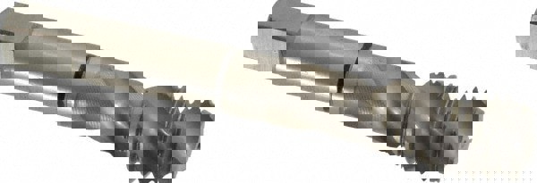 Spiral Flute Tap: 5/8-11, UNC, 3 Flute, Modified Bottoming, 2B Class of Fit, Cobalt, Bright/Uncoated