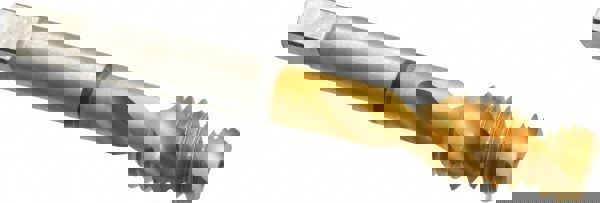 Spiral Flute Tap: 7/16-14, UNC, 2 Flute, Modified Bottoming, 2B Class of Fit, Cobalt, TiN Finish