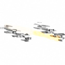 Spiral Flute Tap: 1/4-28, UNF, 2 Flute, Modified Bottoming, 2B Class of Fit, Cobalt, TiN Finish