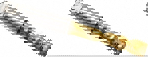 Spiral Flute Tap: 5/16-24, UNF, 2 Flute, Modified Bottoming, 2B Class of Fit, Cobalt, TiN Finish