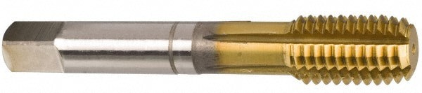 Thread Forming Tap: M16x2.00 Metric Coarse, 6HX Class of Fit, Modified Bottoming, Cobalt, TiN Coated