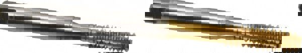 Thread Forming Tap: #10-24 UNC, 2BX Class of Fit, Modified Bottoming, Cobalt, TiN Coated