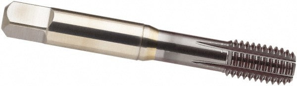 Thread Forming Tap: 9/16-12 UNC, 2BX Class of Fit, Modified Bottoming, Cobalt, TiCN Coated