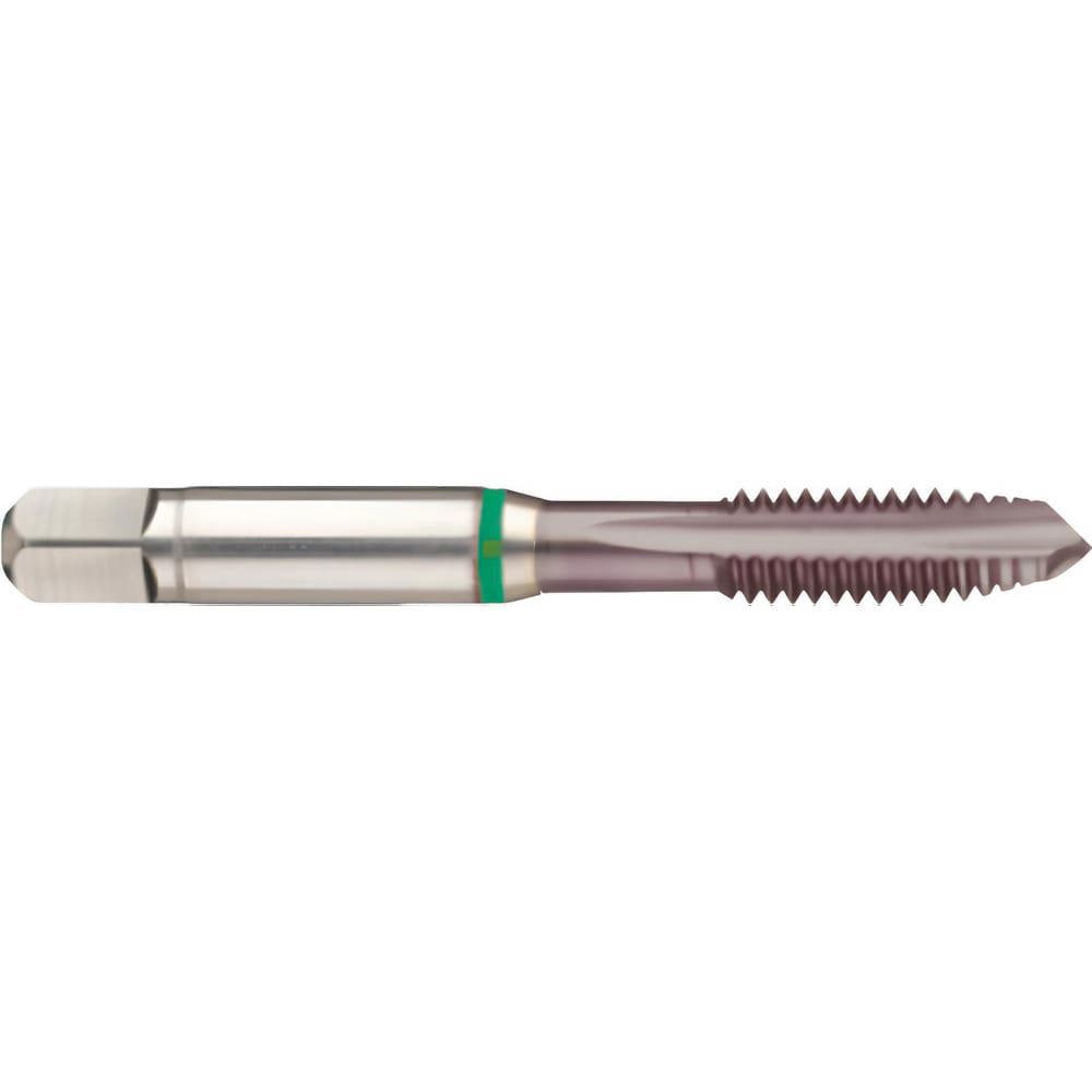 Spiral Point Tap: #12-28 UNF, 3 Flutes, Plug Chamfer, 2B Class of Fit, High-Speed Steel-E, TiCN Coated