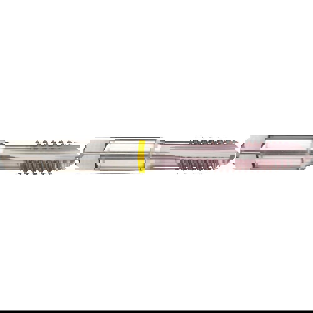 Spiral Point Tap: M16x2 Metric, 3 Flutes, Plug Chamfer, 6H Class of Fit, High-Speed Steel-E, MolyGlide Coated