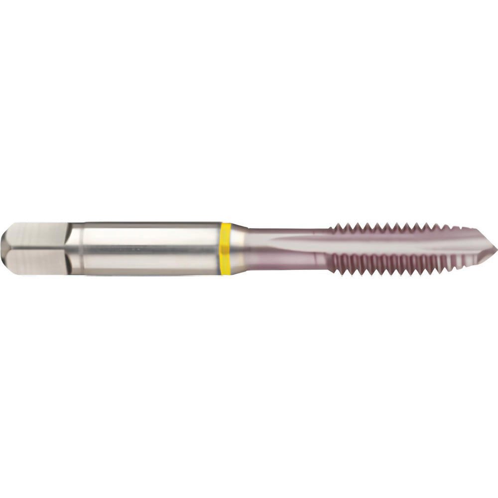Spiral Point Tap: M20x2.5 Metric, 4 Flutes, Plug Chamfer, 6H Class of Fit, High-Speed Steel-E, MolyGlide Coated