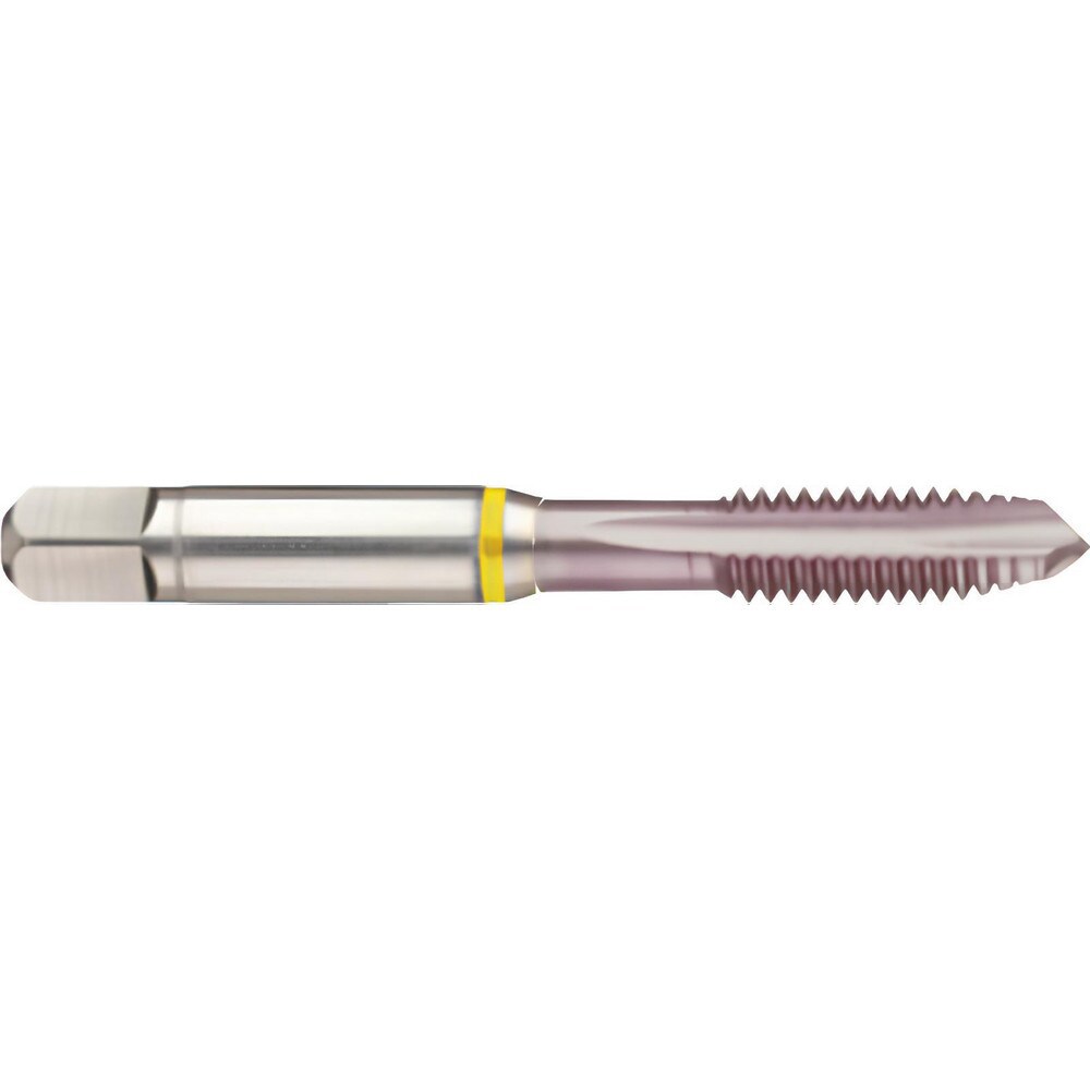Spiral Point Tap: 9/16-12 UNC, 3 Flutes, Plug Chamfer, 2B Class of Fit, High-Speed Steel-E, MolyGlide Coated