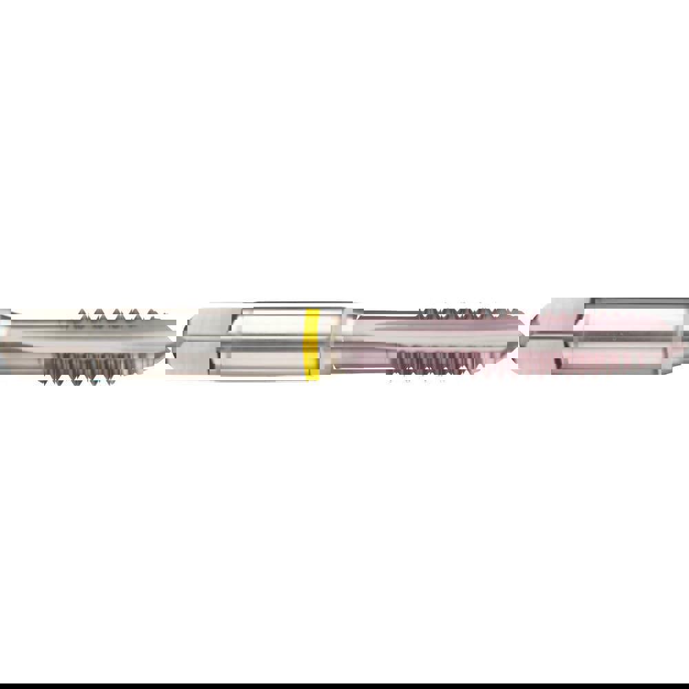 Spiral Point Tap: #12-28 UNF, 3 Flutes, Plug Chamfer, 2B Class of Fit, High-Speed Steel-E, MolyGlide Coated