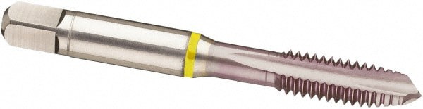 Spiral Point Tap: 1/2-20, UNF, 3 Flutes, Plug, 2B, Cobalt, MolyGlide Finish