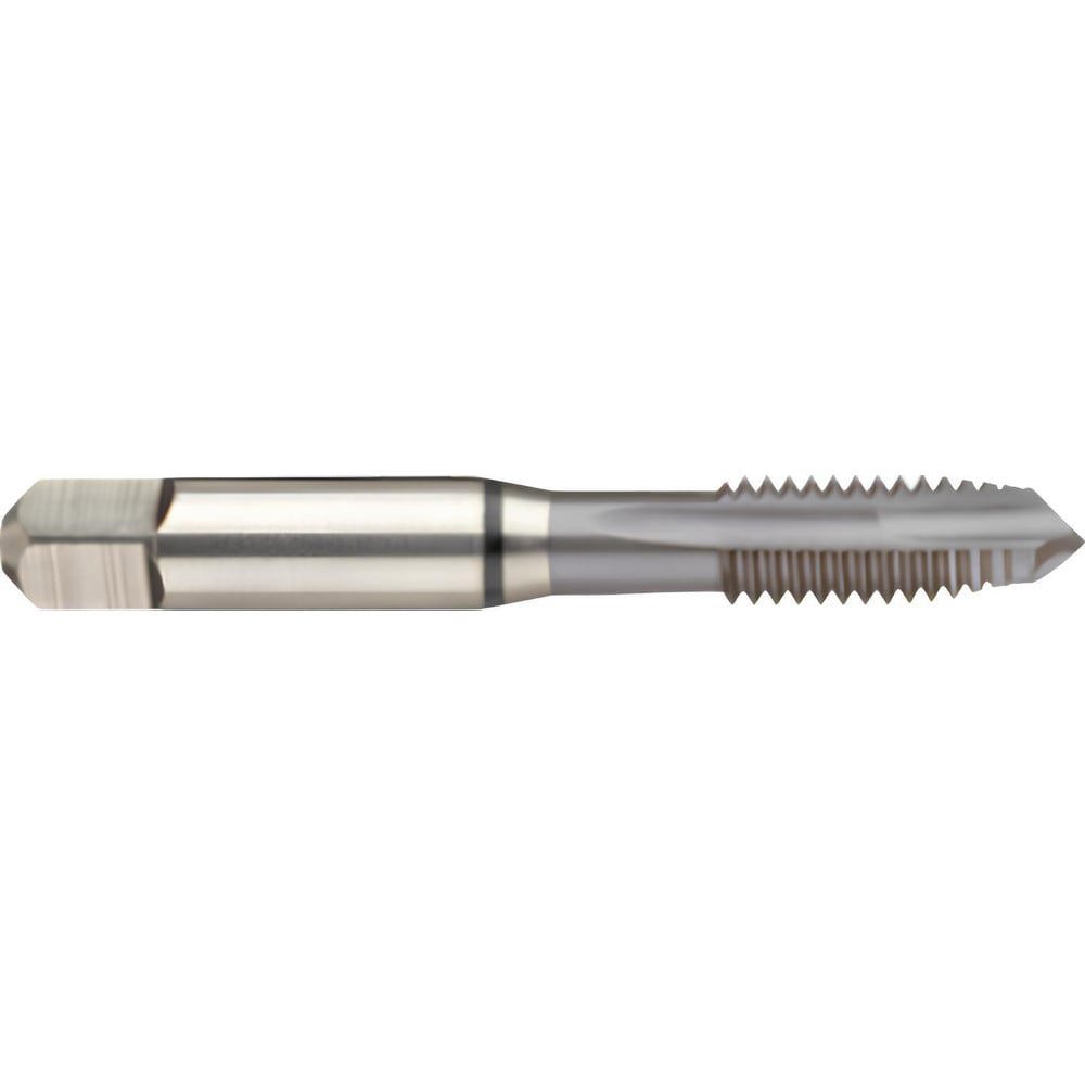 Spiral Point Tap: 7/16-14 UNC, 3 Flutes, Plug Chamfer, 2B Class of Fit, High-Speed Steel-E, MolyGlide Coated
