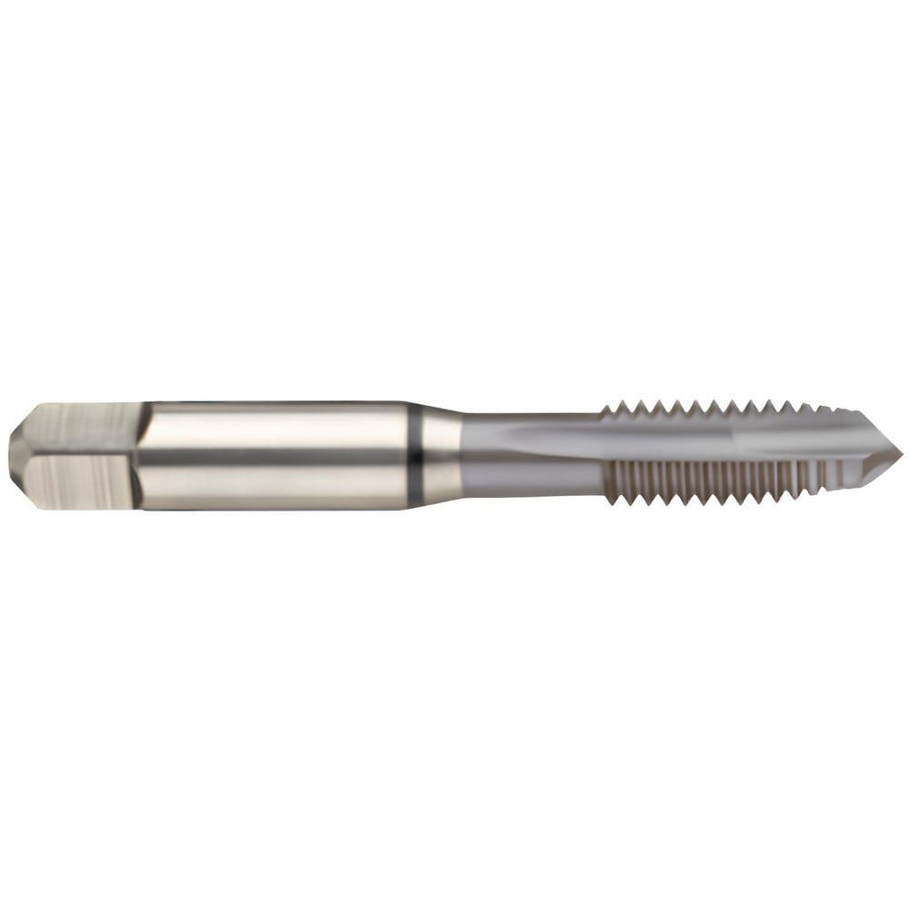 Spiral Point Tap: #8-36 UNF, 3 Flutes, Plug Chamfer, 2B Class of Fit, High-Speed Steel-E, MolyGlide Coated