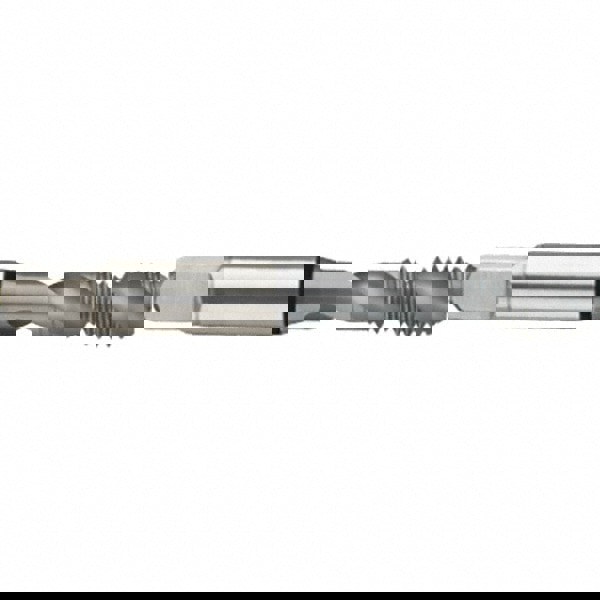 Spiral Flute Tap: #4-48, UNF, 2 Flute, Modified Bottoming, 2B Class of Fit, High Speed Steel, MolyGlide Finish