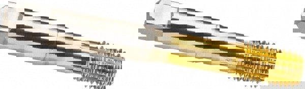 Thread Forming Tap: 5/16-24 UNF, 2BX Class of Fit, Bottoming Chamfer, High-Speed Steel-E-CO, Titanium Nitride Finish