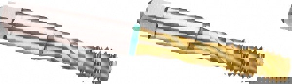 Spiral Flute Tap: M12 x 1.00, Metric Fine, 3 Flute, Modified Bottoming, 6H Class of Fit, Cobalt, TiN Finish