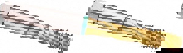 Spiral Flute Tap: 9/16-12, UNC, 3 Flute, Bottoming, 2B Class of Fit, Cobalt, TiN Finish