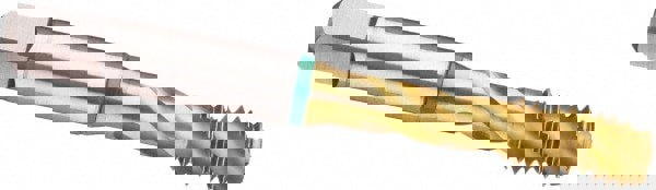 Spiral Flute Tap: #8-32, UNC, 3 Flute, Modified Bottoming, H7 Class of Fit, Cobalt, TiN Finish