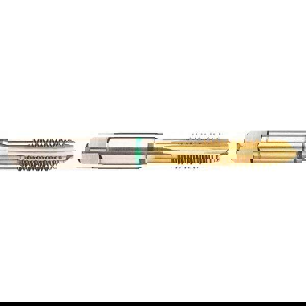 Spiral Point STI Tap: 3/8-16 UNC, 3 Flutes, Plug, Cobalt, TiN Finish