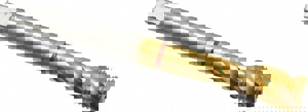 Spiral Flute Tap: 1/2-20, UNF, 3 & 5 Flute, Modified Bottoming, 2B Class of Fit, Powdered Metal, TiN Finish