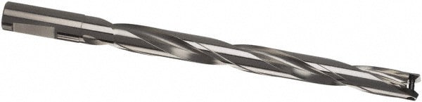 Replaceable-Tip Drill: 13.5 to 13.99 mm Dia, 137.5 mm Max Depth, 15.88 mm Whistle Notch Shank