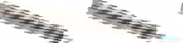 Spiral Point Tap: 5/8-11, UNC, 4 Flutes, Modified Bottoming, 2B, Solid Carbide, Bright Finish